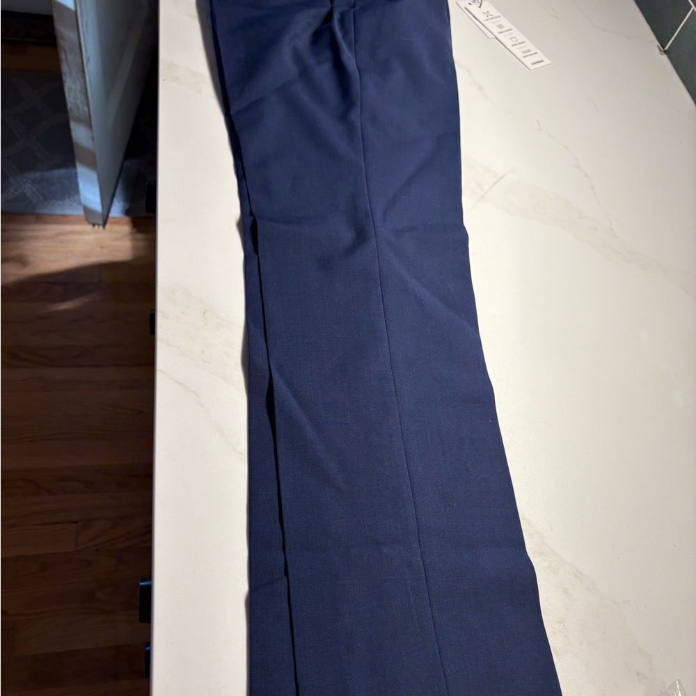 Express Men's Slate Blue Flat Front pants NWT